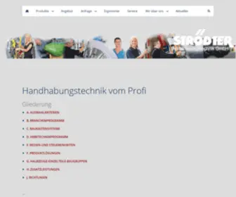 Stroedter.de(Die Indexseite der Strödter Handhabungstechnik GmbH) Screenshot