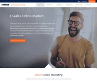 Stroeer-Online-Marketing.de(Online-Marketing Agentur für lokale Internetauftritte) Screenshot