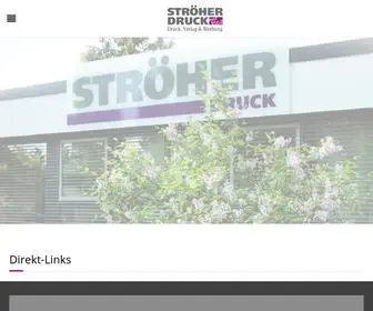 Stroeher-Druck.de(Ströher Druck) Screenshot