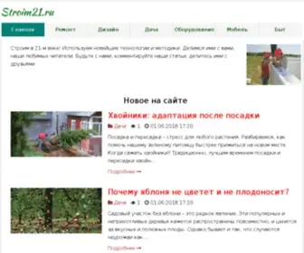 Stroim21.ru(Строим в 21) Screenshot