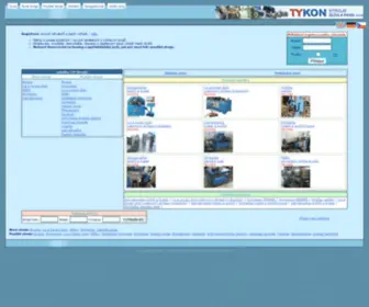 Stroje.com(TYKON STROJE) Screenshot