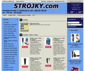 Strojky.com(Holicí strojky Braun) Screenshot