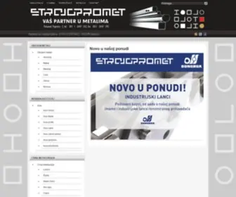 Strojopromet.com(Obojeni-metali, Crna-metalurgija, Inox) Screenshot