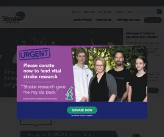 Strokefoundation.com.au(The Stroke Foundation) Screenshot