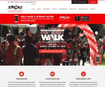 Strokeinfo.org(Stroke Awareness Foundation) Screenshot