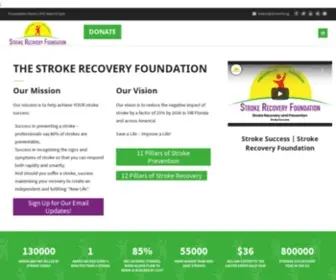 Strokerecoveryfoundation.org(Stroke Recovery Foundation) Screenshot