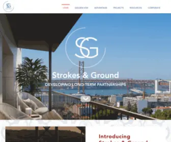 Strokesandground.pt(Best Real Estate Developer in Portugal) Screenshot