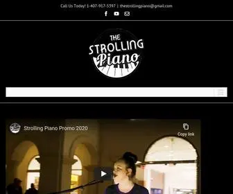 Strollingpiano.com(Strolling Piano) Screenshot