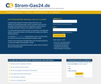 Strom-Gas24.de(Deutschlands günstigste Stromanbieter im Vergleich) Screenshot