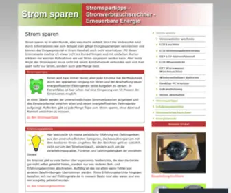 Strom-Sparen.com.de(Strom sparen) Screenshot