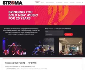 Stroma.co.nz(Home) Screenshot