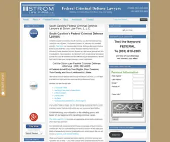 Stromlawfederaldefense.com(Columbia, SC) Screenshot