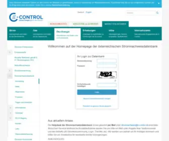 Stromnachweis.at(E-Control) Screenshot