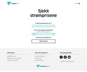 Strompris.no(Strømpris.no) Screenshot