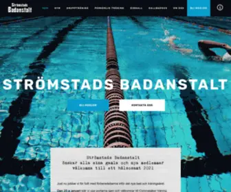 Stromstad-Bad.se(Strömstads Badanstalt) Screenshot