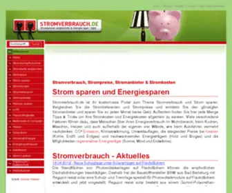 Stromverbrauch.de(Stromverbrauch) Screenshot