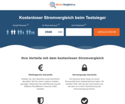 Stromvergleich24.de(Kostenloser Stromvergleich mit dem Testsieger) Screenshot