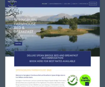 Stronaba.co.uk(Spean Bridge Bed & Breakfast Accommodation) Screenshot
