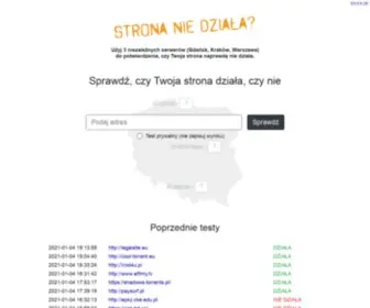 Stronaniedziala.pl(Strona nie działa) Screenshot