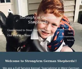 StrongarmGermanshepherds.com(StrongArm German Shepherds) Screenshot