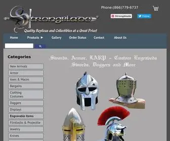 Strongblade.com(Swords) Screenshot