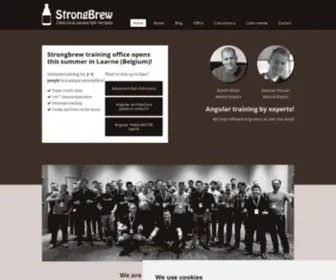 Strongbrew.io(Frontend angular training and consultancy) Screenshot