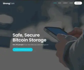 Strongcoin.com(The safest Bitcoin e) Screenshot