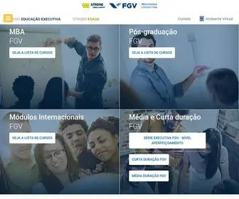 Strong.com.br(Pós Graduação e MBA Strong FGV) Screenshot
