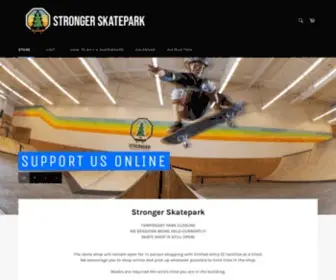 Strongerskatepark.com(Stronger Skatepark) Screenshot