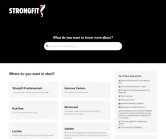 Strongfitlibrary.com(Strongfit Library) Screenshot