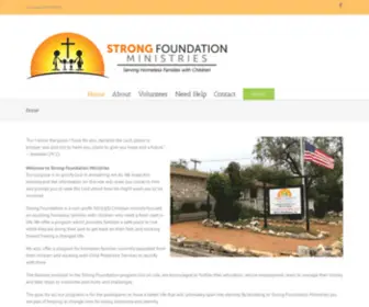 Strongfoundation.org(Strong Foundation Ministries San Antonio Texas) Screenshot