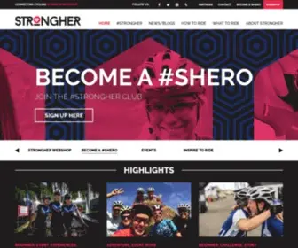 Strongher.cc(Connecting Cycling Women World Wide) Screenshot