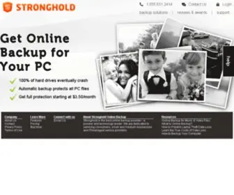 Stronghold.com(Online backup) Screenshot