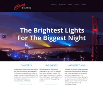 Strong.lighting(World leader in architectural & theatrical automated xenon lighting systems) Screenshot