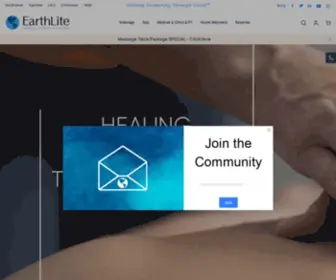 Stronglite.com(Earthlite Professional Massage Tables) Screenshot