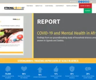Strongminds.org(Mental Health Africa) Screenshot