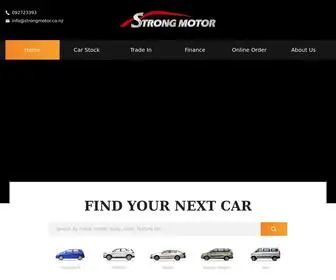Strongmotors.co.nz Screenshot