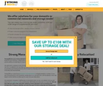 Strongmove.co.uk(Fast Vans & 100% Effective Home & Office Moves) Screenshot