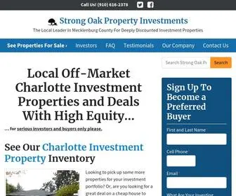 Strongoakproperties.com(Investment Properties in Charlotte) Screenshot