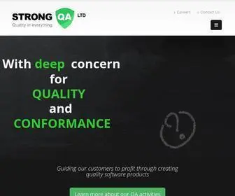 Strongqa.com(The company) Screenshot
