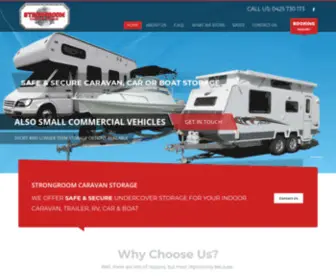 Strongroomcaravanstorage.com.au(Best Caravan & Car Self Storage in Melbourne) Screenshot