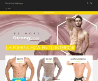 StrongStoreunderwear.com.mx(Strong Shop Underwear) Screenshot