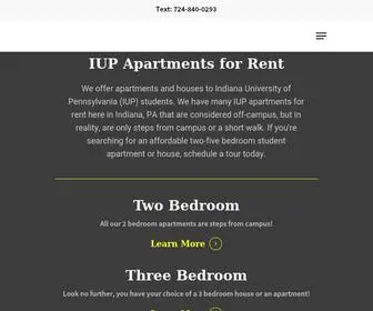 Strongstudentrentals.com(IUP Off Campus Housing) Screenshot