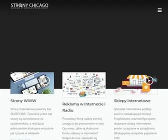 Stronychicago.com(Strony Internetowe Chicago) Screenshot