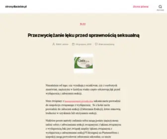 Stronydlaciebie.pl(Projektowanie) Screenshot