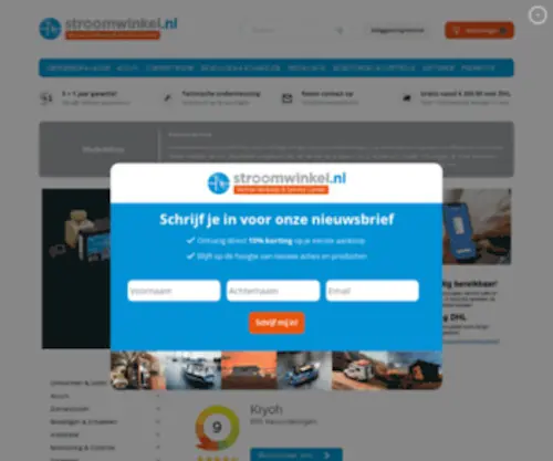 Stroomwinkel.nl(Dé Victron) Screenshot