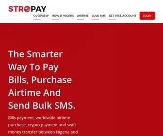 Stropay.com(The smarter way to pay bills) Screenshot