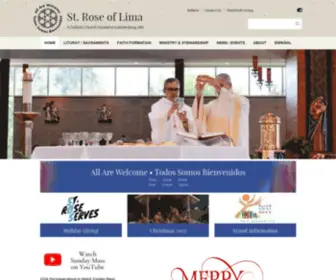 Strose-Parish.org(Rose of Lima Catholic Parish) Screenshot