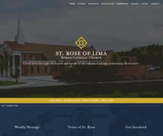 Strosechurch.com(St. Rose of Lima) Screenshot