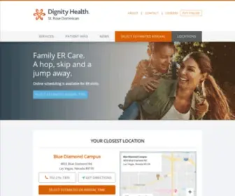 Strosenh.org(Dignity Health) Screenshot